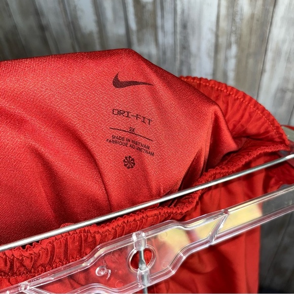 Nike Burnt Orange Tempo Shorts - Picture 2 of 3